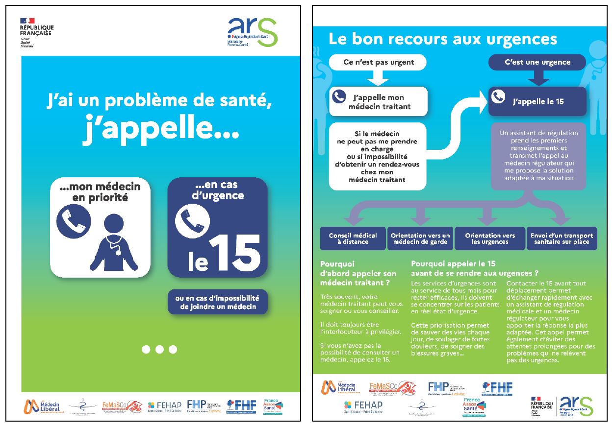 flyers regulation accès urgences